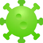 Virus SVG Icon